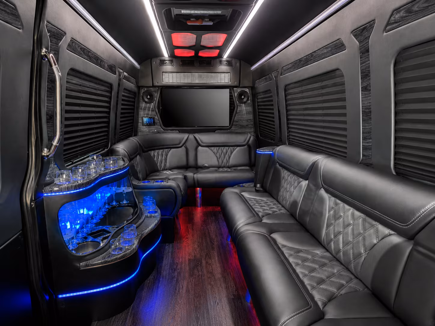 st charles sporting event transportation onboard seating